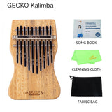 GECKO Premium Mini Kalimba 10 Keys Camphor Kalimba K10miniCAP
