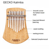 GECKO Premium Mini Kalimba 10 Keys Camphor Kalimba K10miniCAS