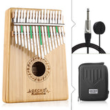GECKO High-End Quality Kalimba 17 Keys Acacia Kalimba K17BAEQ with Pickup