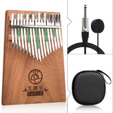 GECKO High-End Quality Kalimba April Yang Co-branded 17 Keys Mahogany Kalimba K17GYEQ with Pickup