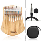 GECKO High-End Quality C Key Kalimba 17 Keys Camphor Wood Kalimba K17NOTEEQ with Pickup