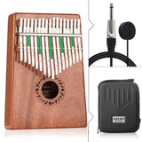 GECKO High-End Quality Kalimba 17 Keys Rosewood Kalimba K17REQ with Pickup