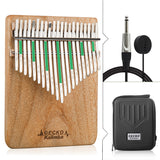 GECKO High-End Quality C Key Kalimba 21 Keys Camphor Kalimba K21CPEQ with Pickup