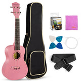 GECKO 23 Inch pink color Mahogany Stringed Instruments Ukelele U23MP