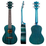 Gecko 23 inch concert size blue mahogany Hawaii Ukulele UK109