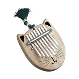 GECKO Premium Mini Kalimba 8 Keys Camphor Kalimba K8mini Cat