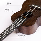 Gecko recommended 23 inches Brown Mahogany plywood Hawaii Ukulele UK103